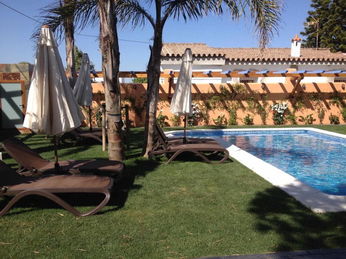 Estudio con jardincito privado barbacoa y piscina compartida para parejas Cádiz Exterior foto