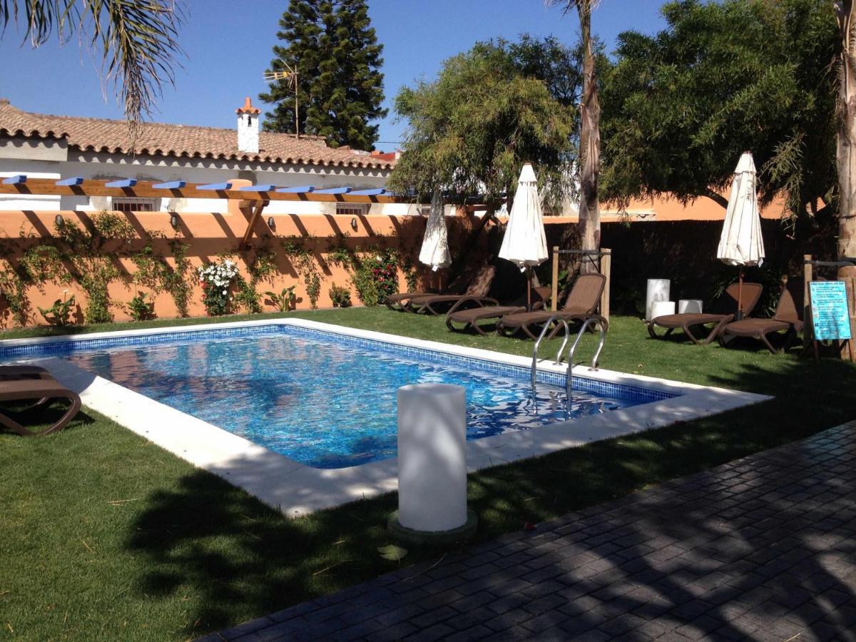 Estudio con jardincito privado barbacoa y piscina compartida para parejas Cádiz Exterior foto