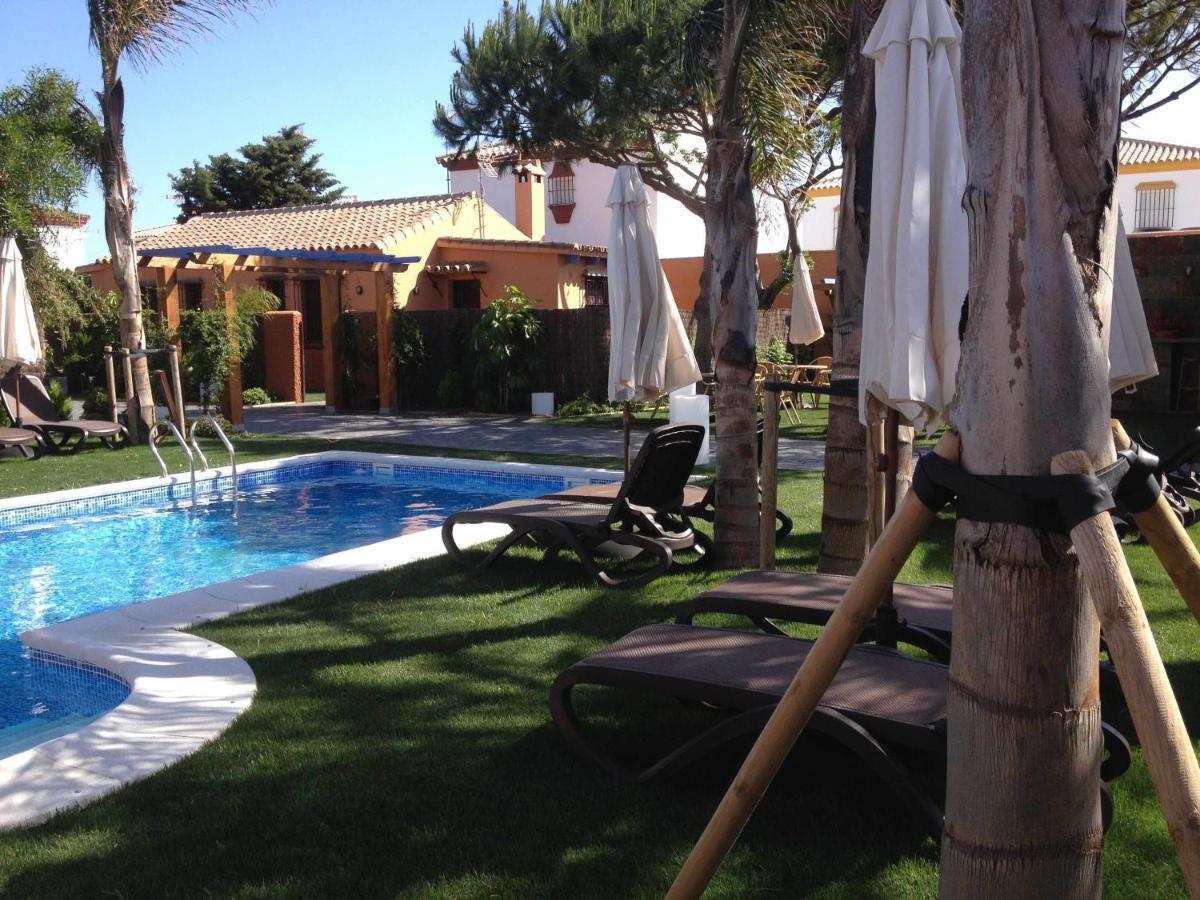 Estudio con jardincito privado barbacoa y piscina compartida para parejas Cádiz Exterior foto